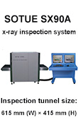 luggage scanner, x-ray machine, SX90A & SX38BS conveyor type x-ray screening system